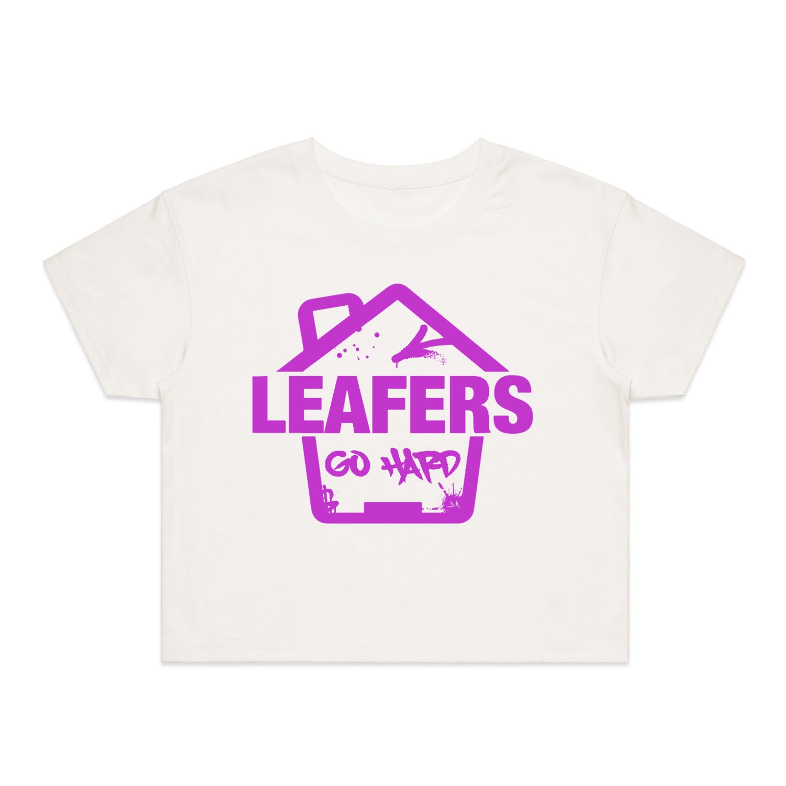 Leafers Women's Cropped Tee - Exotic